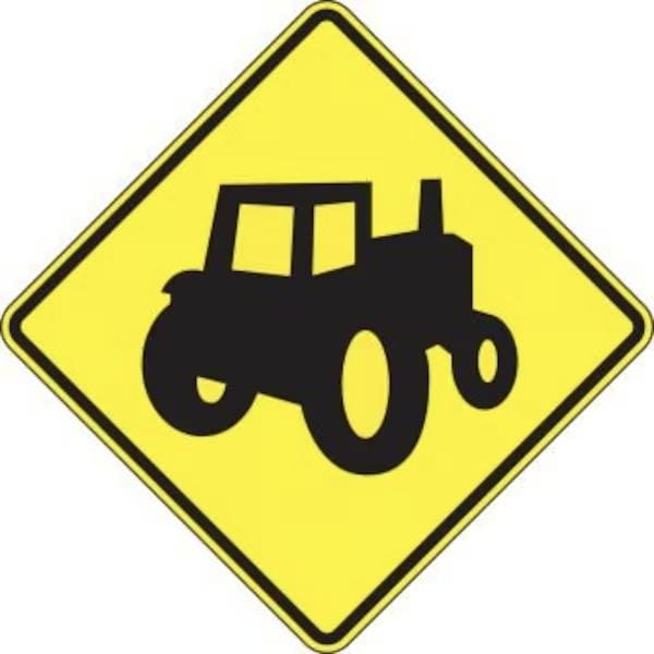 Accuform CROSSING SIGN FARM VEHICLES FRW721DP FRW721DP - main